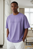 Purple Embossed Pas Jalou Tee