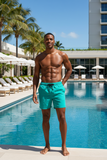 Corey Shorts Teal Green