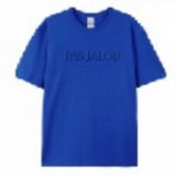 Royal Blue  Embossed Pas Jalou Tee