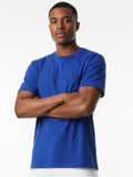 Royal Blue  Embossed Pas Jalou Tee
