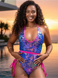 Pink Nichole Sequin Monokini