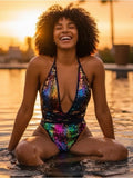 Trendy Mya Multicolored Sequin Monokini
