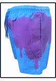 Chameleon Shorts COLOR CHANGING " BLUE TO PURPLE"