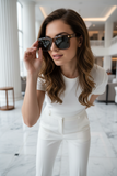 Charme de Plage (Beach Charm) Wooden Sunglasses UV400