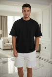Black Embossed Pas Jalou Tee