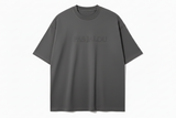 Gray t-shirt with 'PAS JALOU' branding on a white background